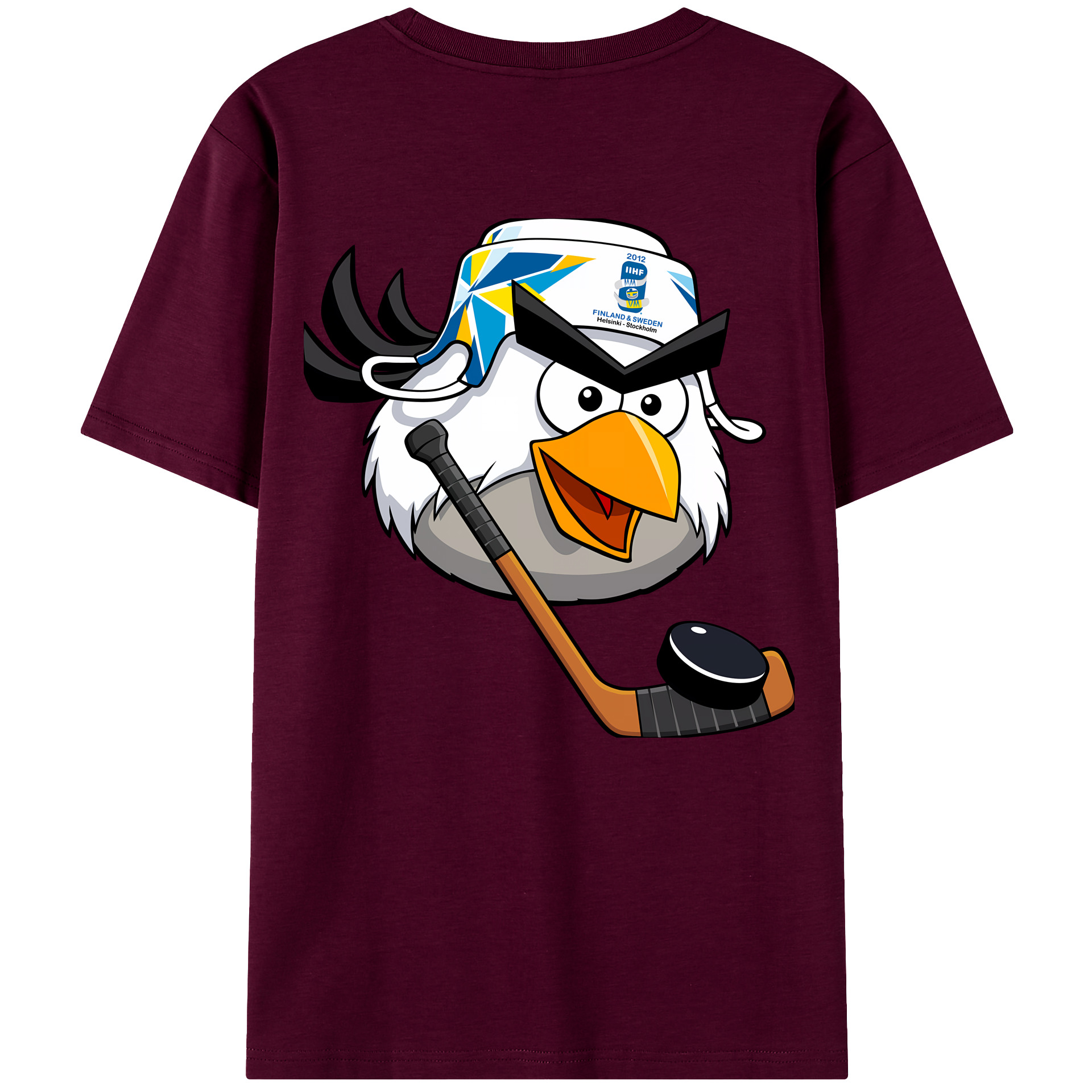 （画像用） Angry Birds アングリーバード レディース半袖Tシャツ(バックプリント)